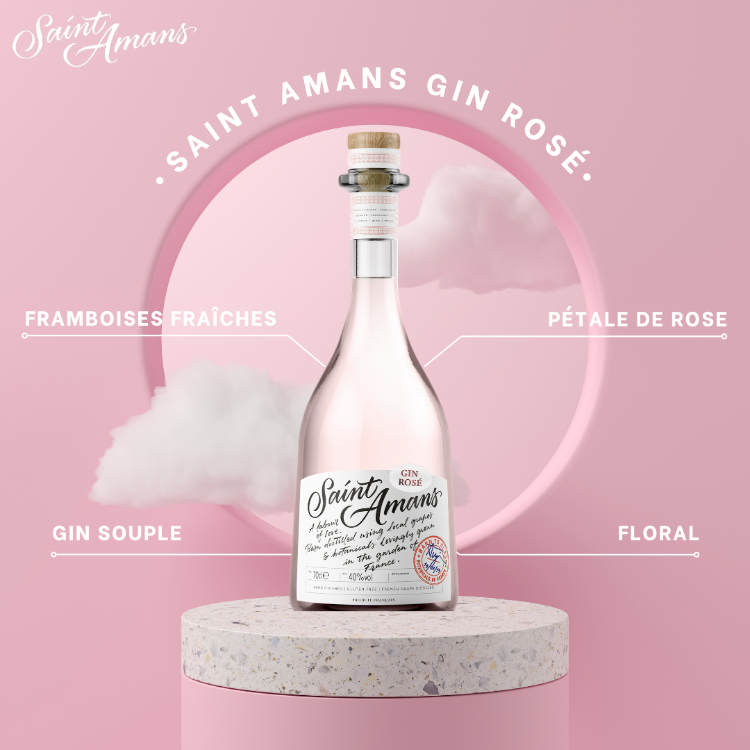 Saint Amans Rosé Pink Gin