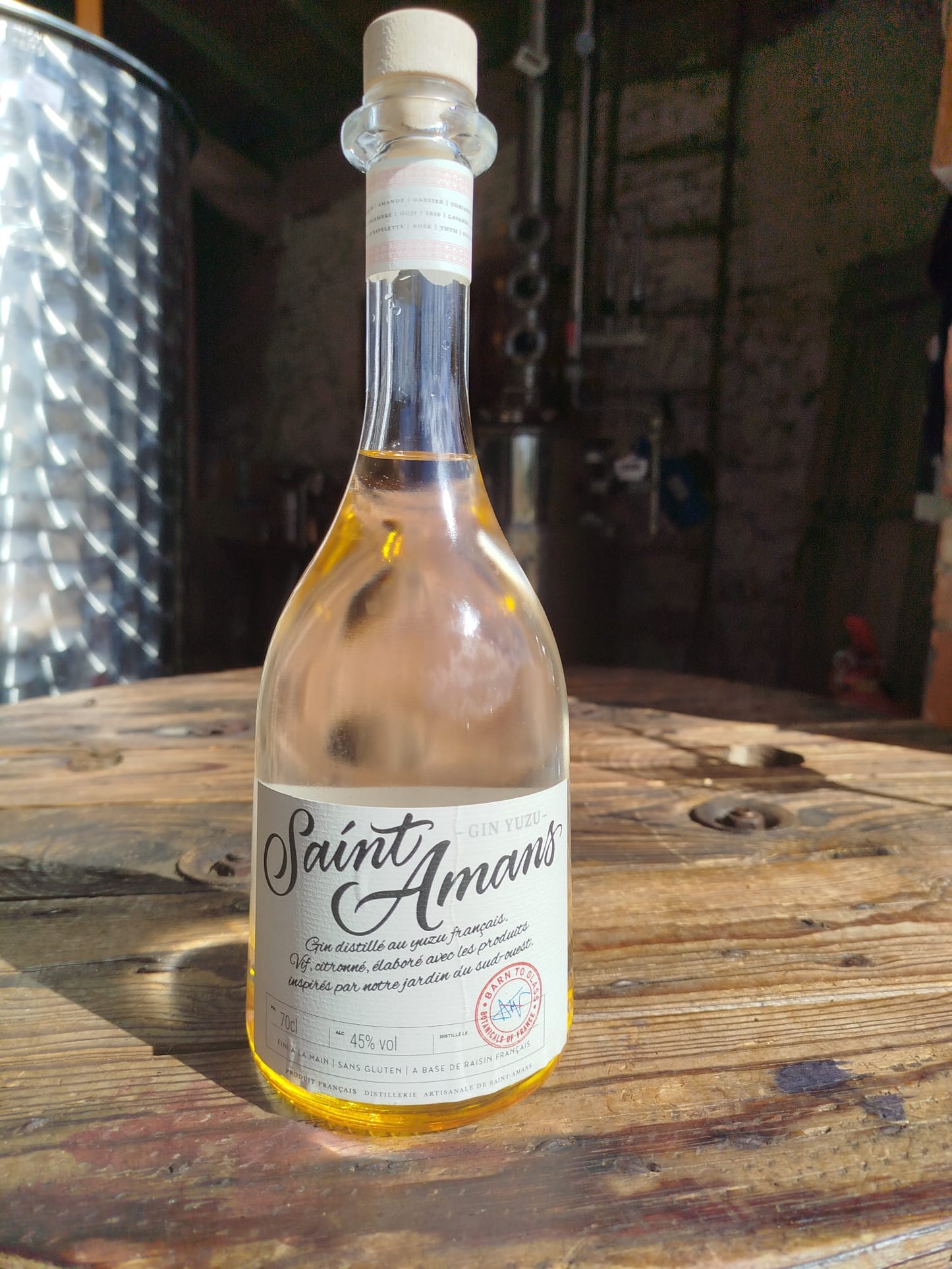 Le Gin Yuzu de Saint Amans