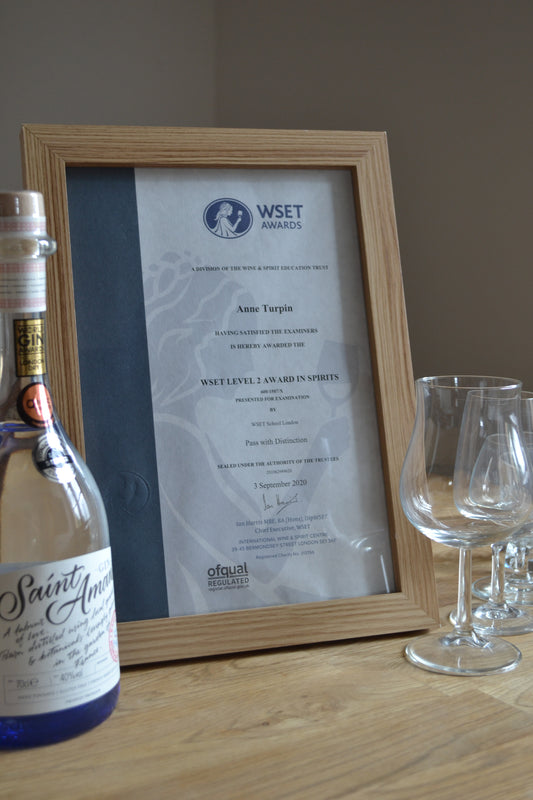 Blog September 2020: Anne's WSET diploma