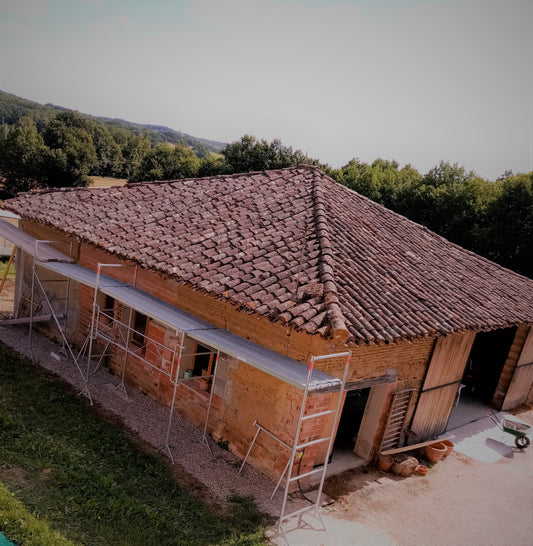 Saint Amans Gin Barn makeover! Rénover, recycler, réutiliser/Restore, recyle, repurpose.