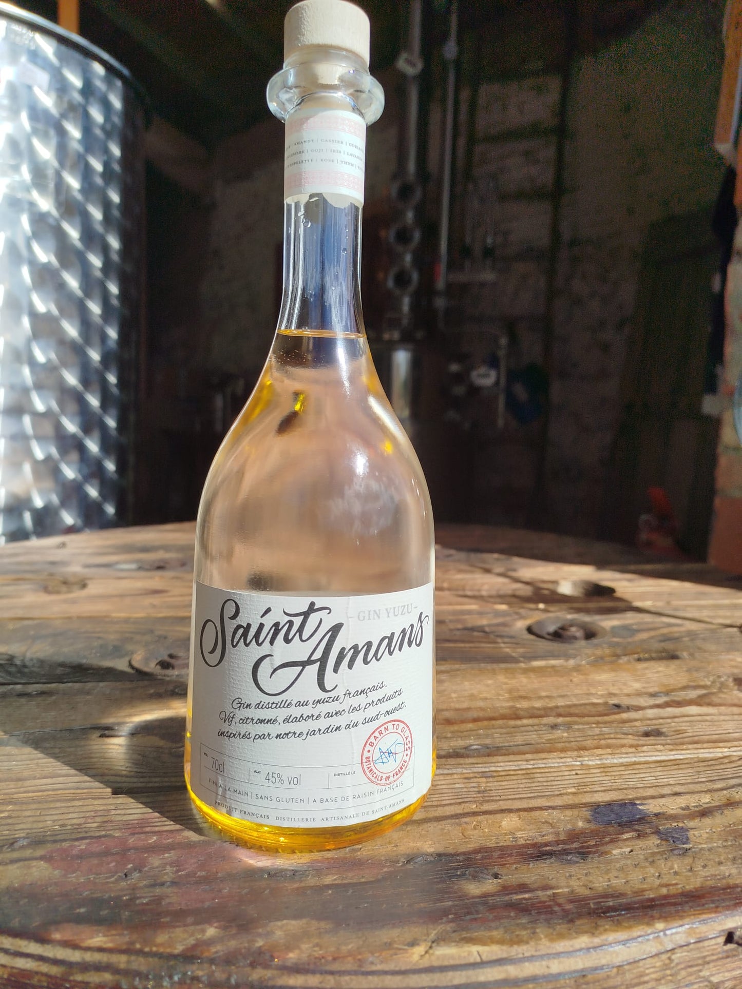 Le Gin Yuzu de Saint Amans