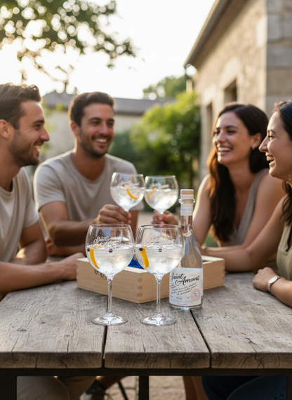 Coffret Cadeau Gin Original + Verre Gravé artisanalement